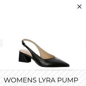 Lauren Blakwell | Black Slingback Heels | Lyra Pump